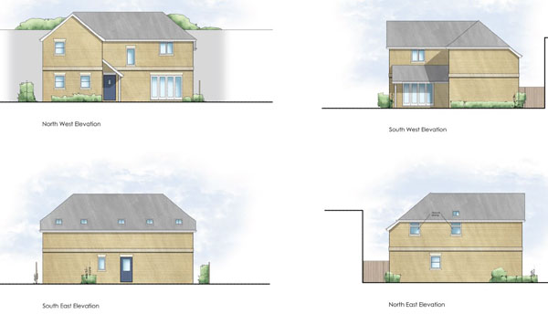 Lot: 43 - LAND WITH PLANNING CONSENT FOR DETACHED DWELLING -